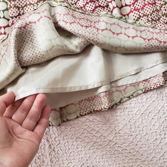 City DKNY Women's Silk Multicolor Skirt Size 8 - Picture 3 of 9